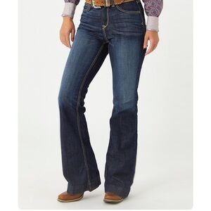 Ariat Ella high rise wide boot cut jeans trousers. Size 10 short.
